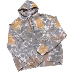 Daydreamer Camo Tie Dye Oversized Sweater Size Small